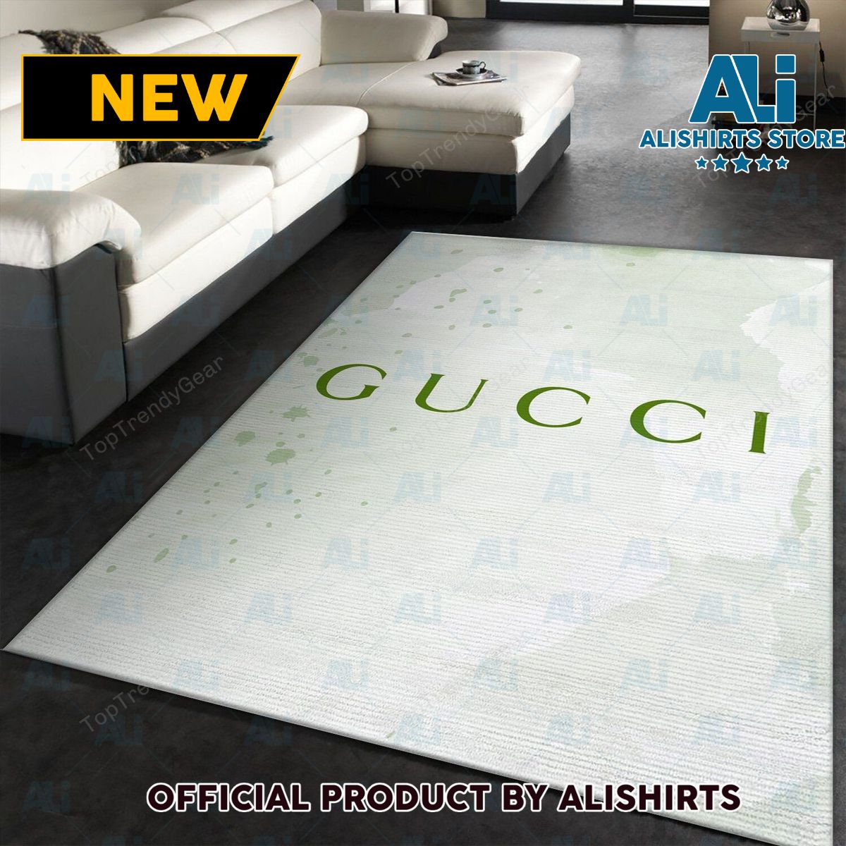 Gucci Clean Canva Luxury Brand Rug Carpet For House Decoration