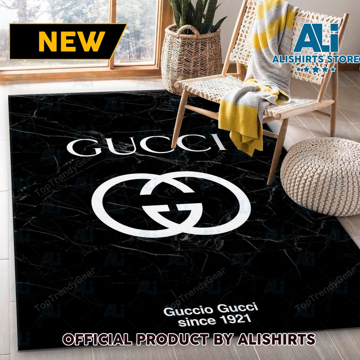 Guccio Gucci 1921 Luxury Brand Rug Carpet For House Decoration