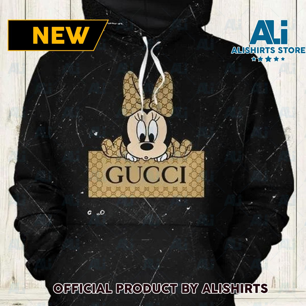 Gucci GG Minnie Mouse Disney Hoodie Luxury Brand Outfits