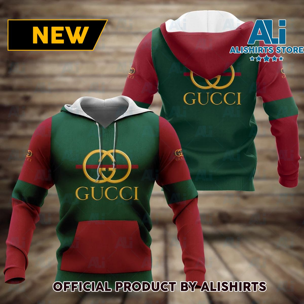 Gucci Green Hoodie Luxury Brand Outfits