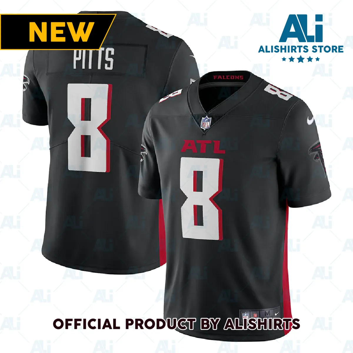 Atlanta Falcons Kyle Pitts Vapor Limited Jersey Black