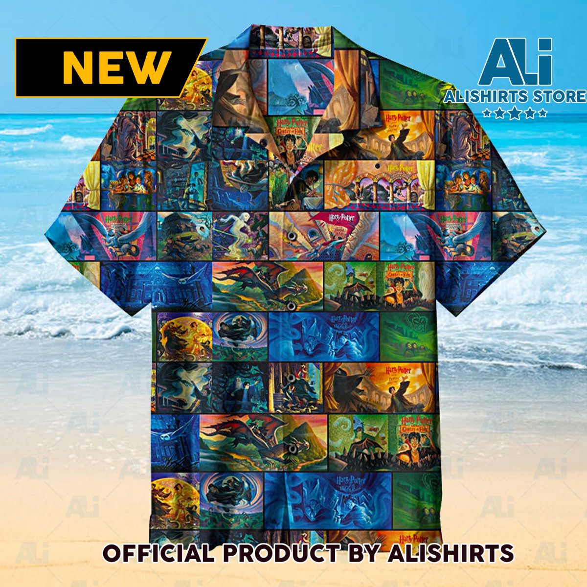 Harry Potter Collage Universal Hawaiian Shirt