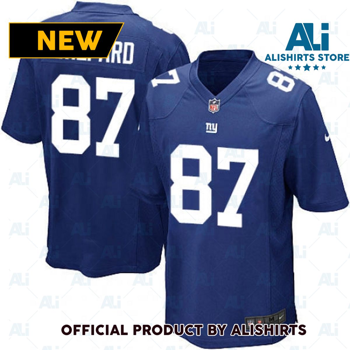 New York Giants Sterling Shepard Game Jersey Navy Blue