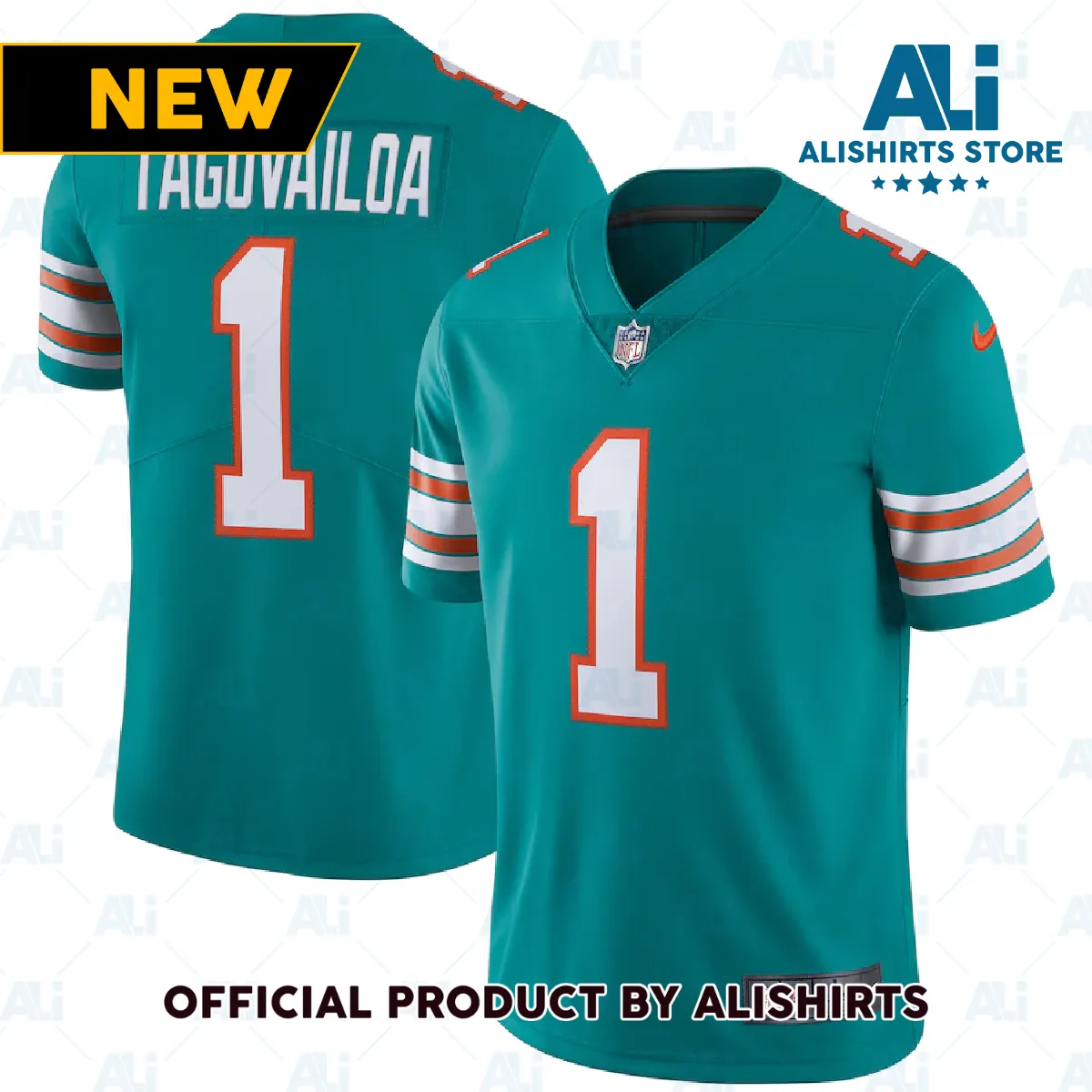 Maimi Dolphins Tua Tagovailoa Game Vapor Jersey Aqua Green