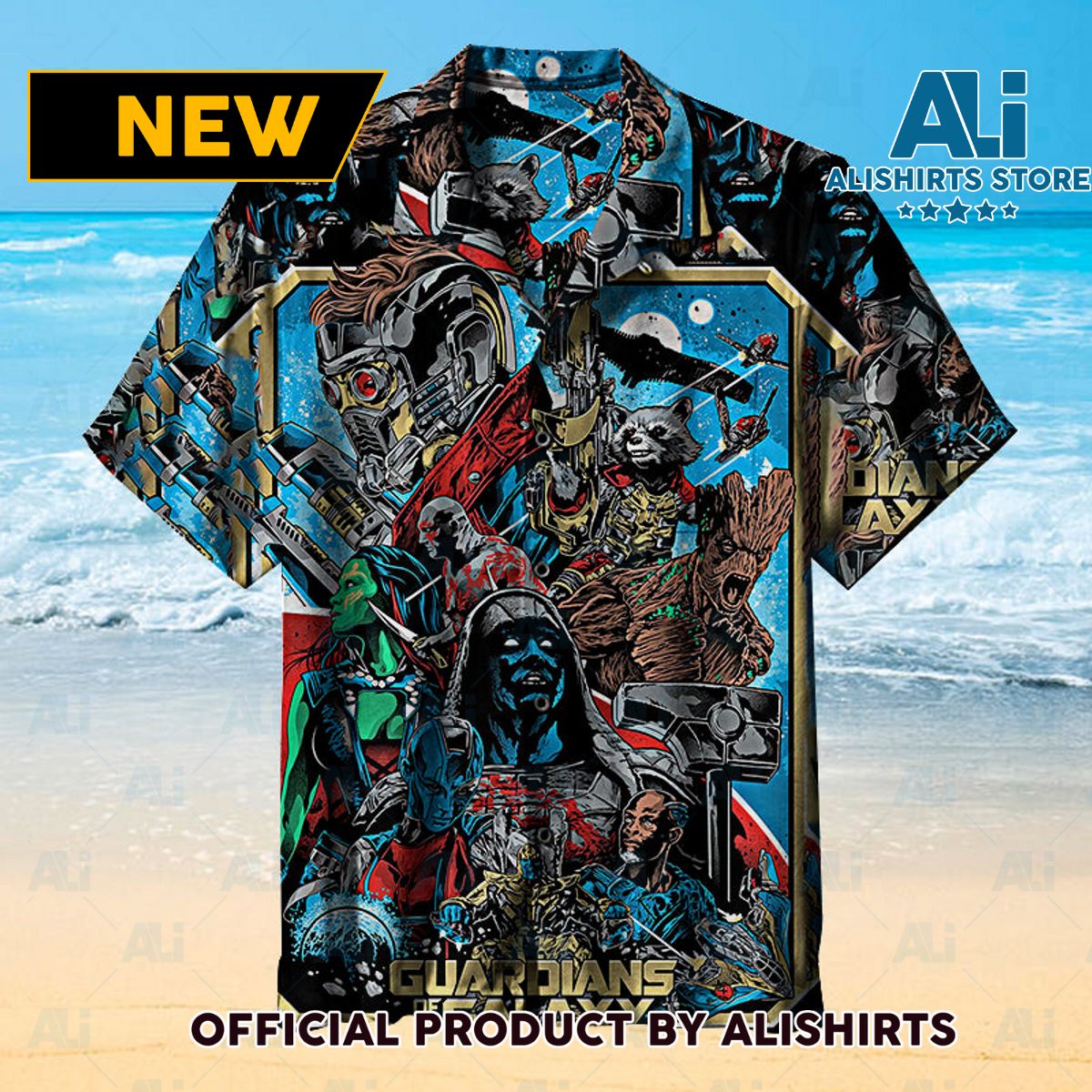 Guardians of the Galaxy Universal Hawaiian Shirt