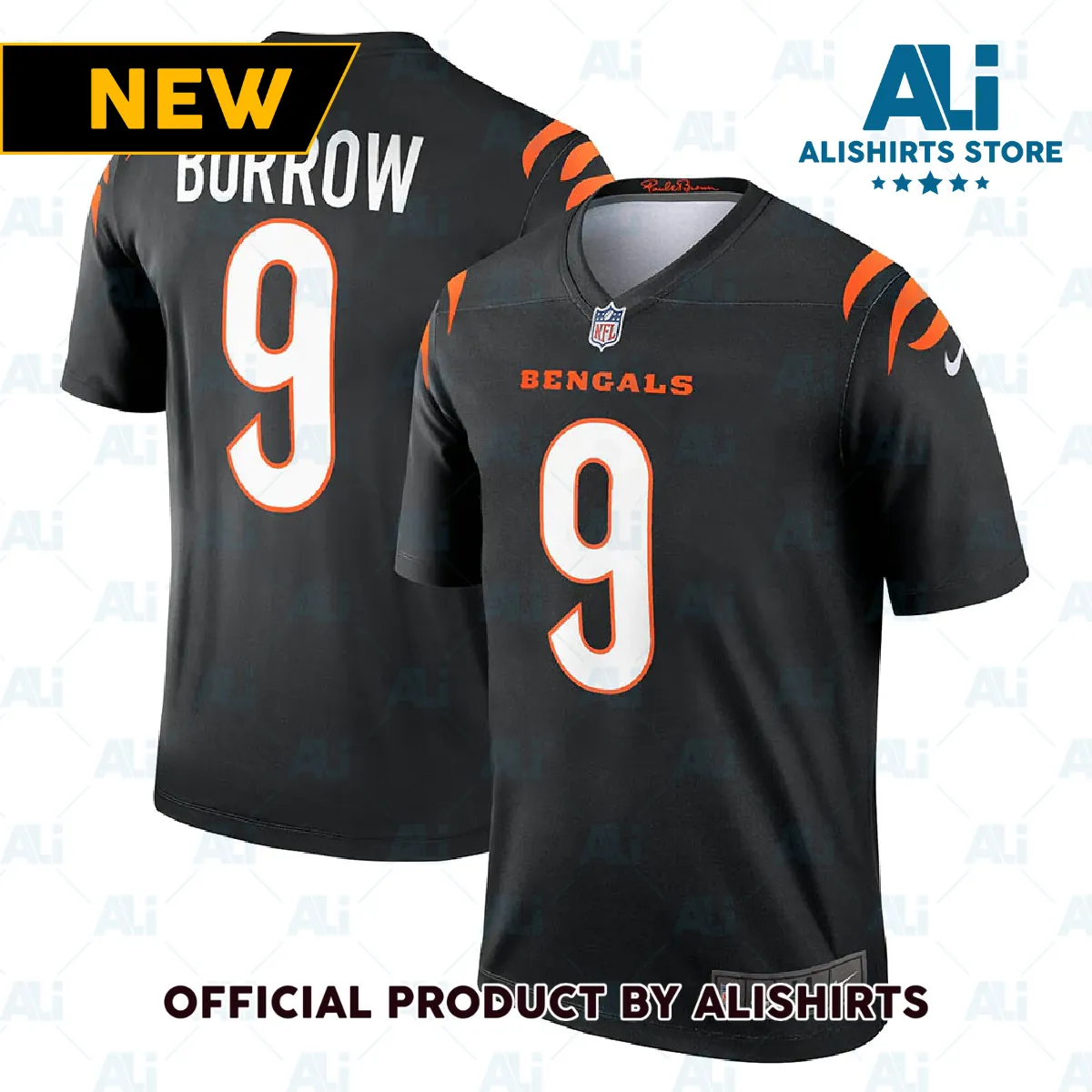 Cincinnati Bengals Joe Burrow Legend Jersey Black