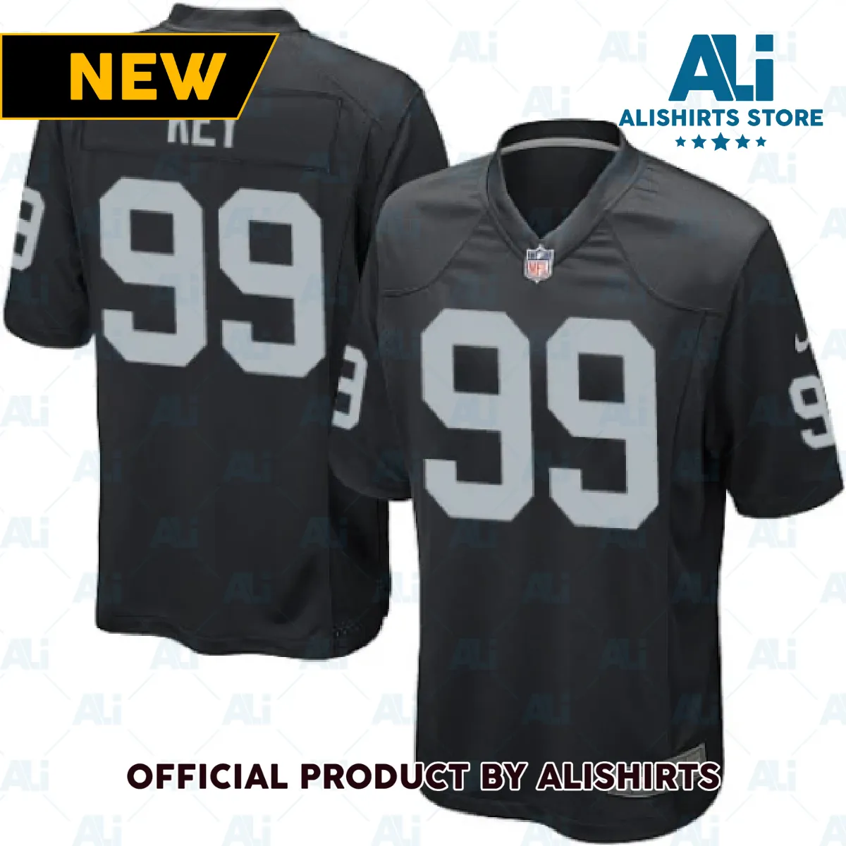 Oakland Raiders Arden Key Game Jersey Black