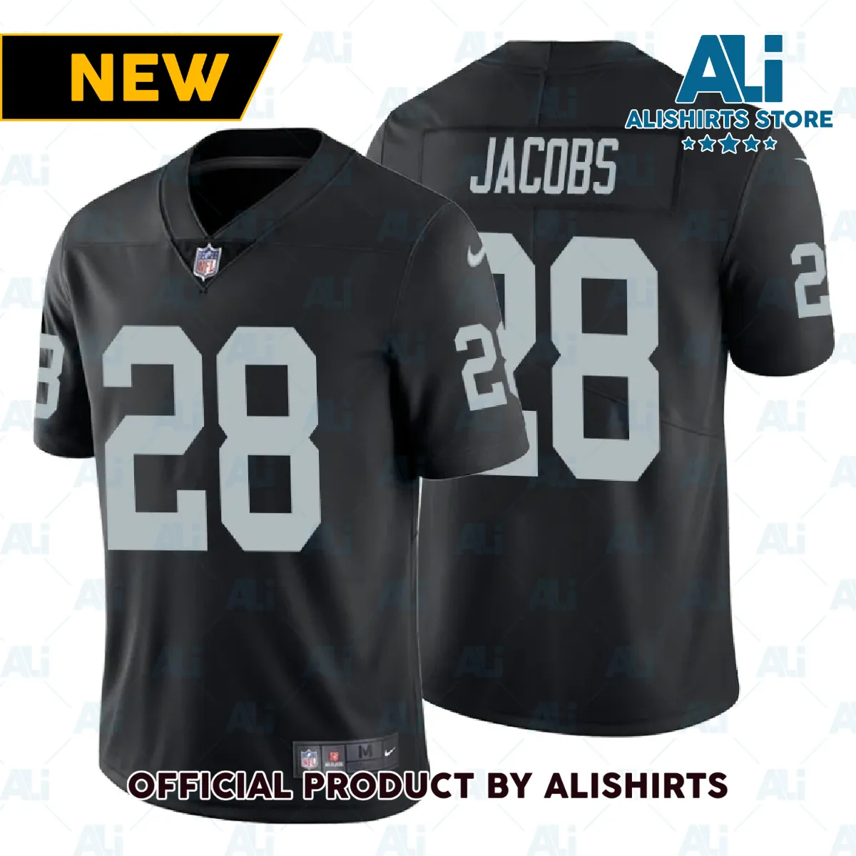 Las Vegas Raiders Josh Jacobs Game Vapor Jersey Black