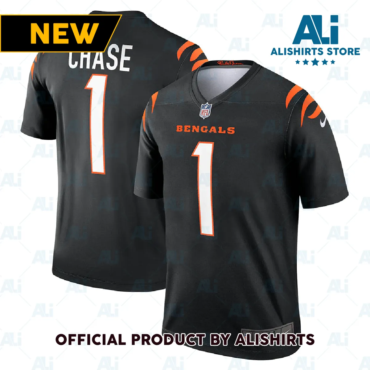 Cincinnati Bengals Ja'Marr Chase Legend Jersey Black