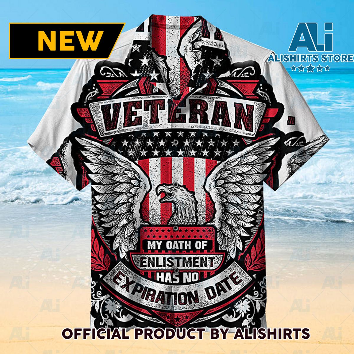 I AM A VETERAN - EAGLE Universal Hawaiian Shirt