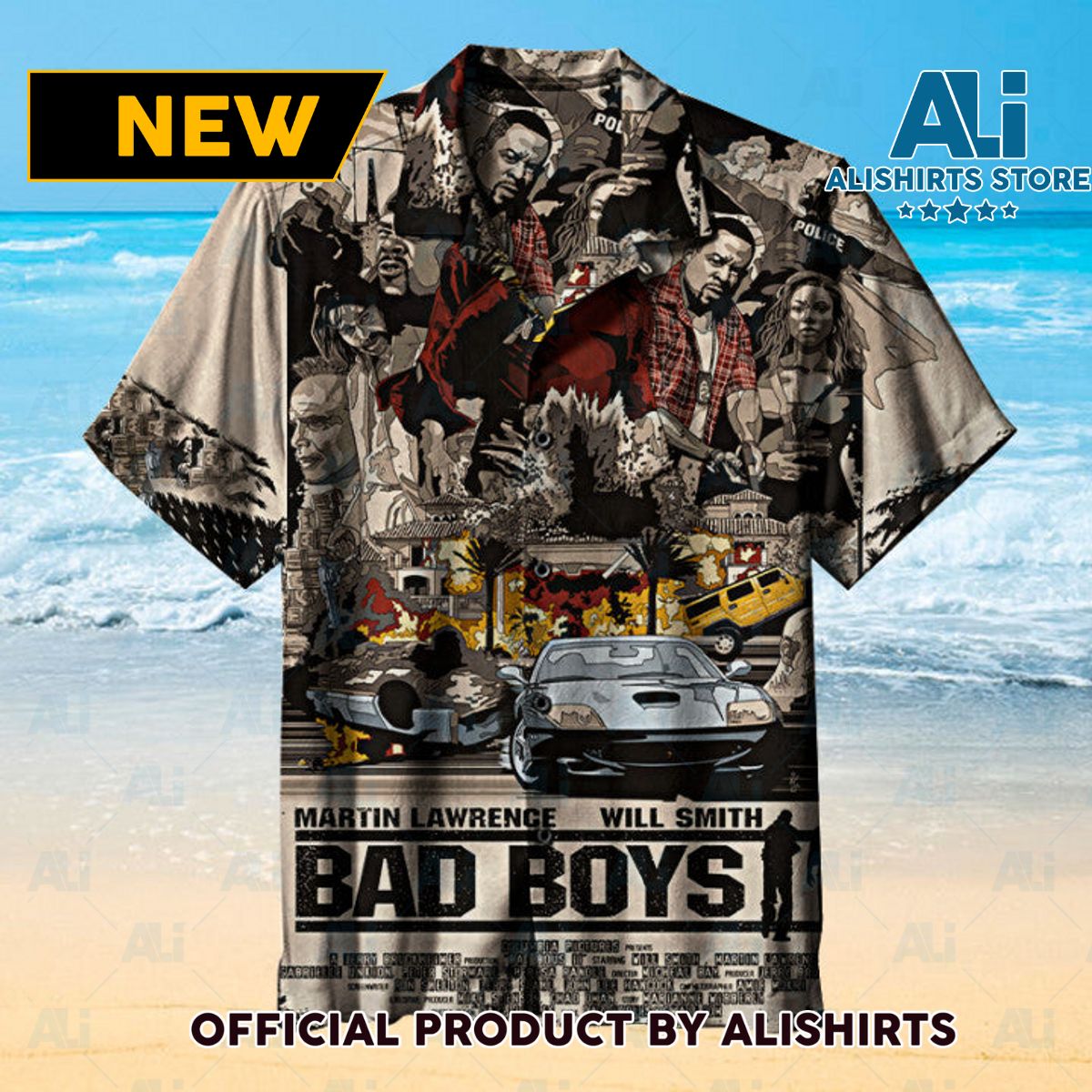 Bad Boys Universal Hawaiian Shirt