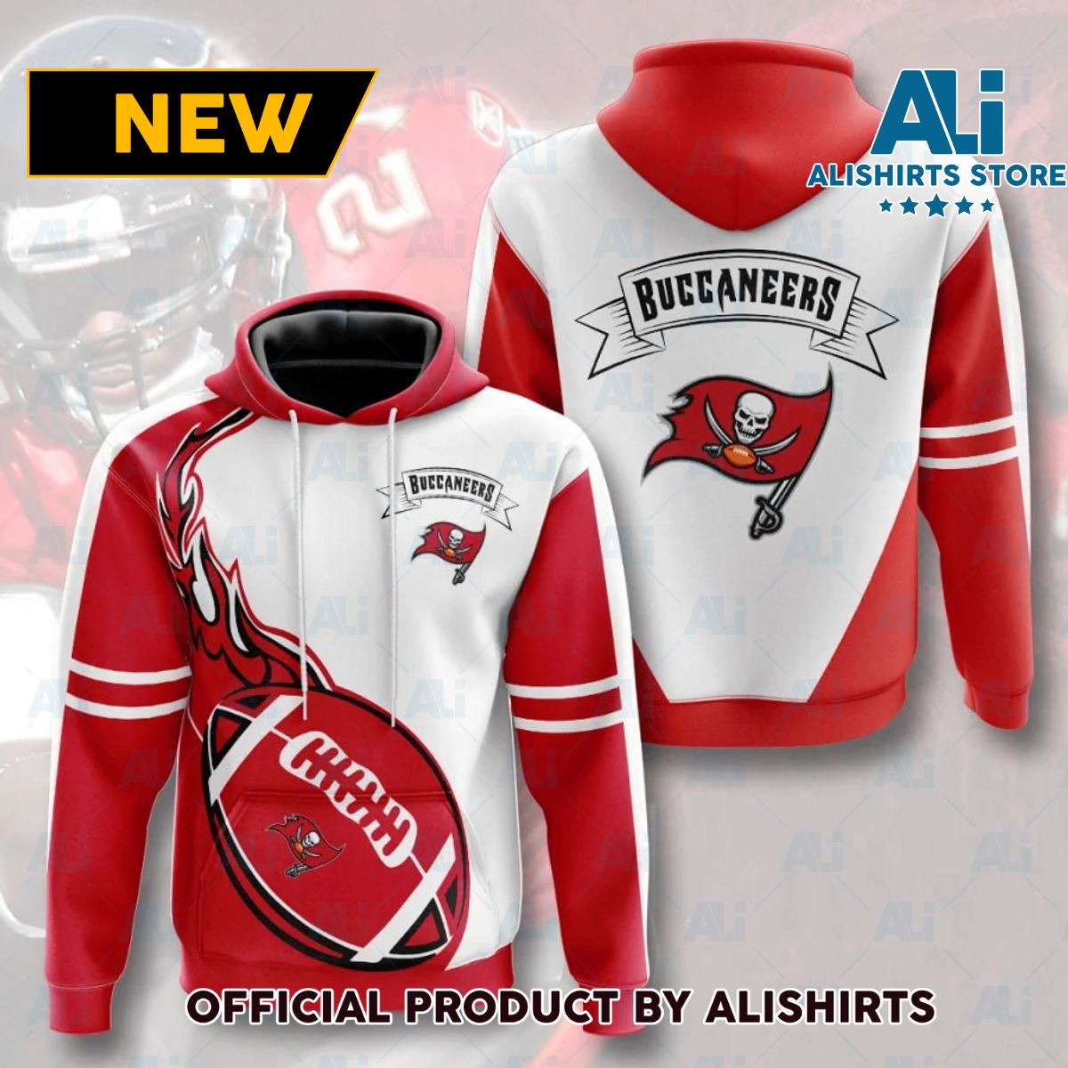 NFL Tampa Bay Buccaneers Fireball Hoodie