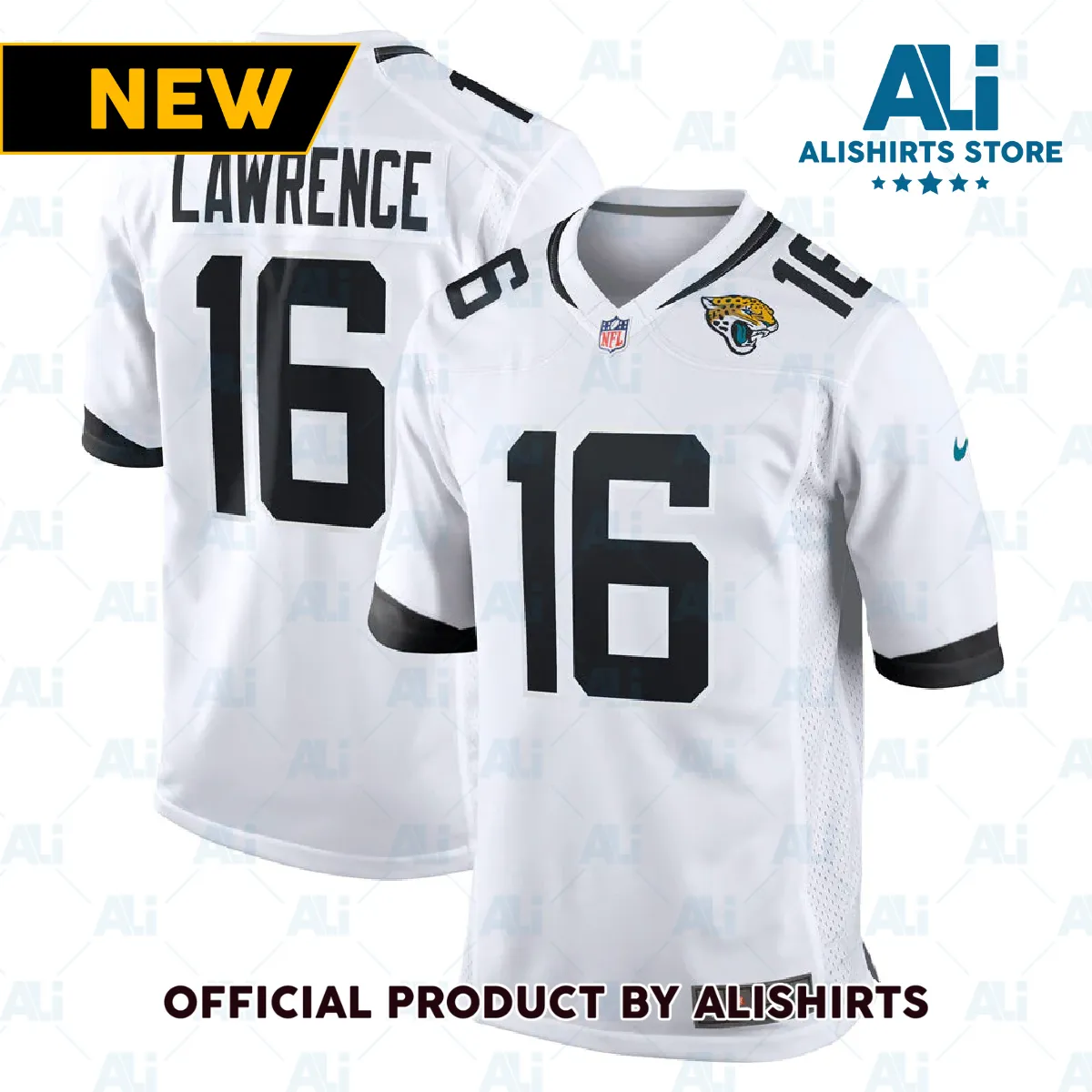 Jacksonville Jaguars Trevor Lawrence Game Jersey White