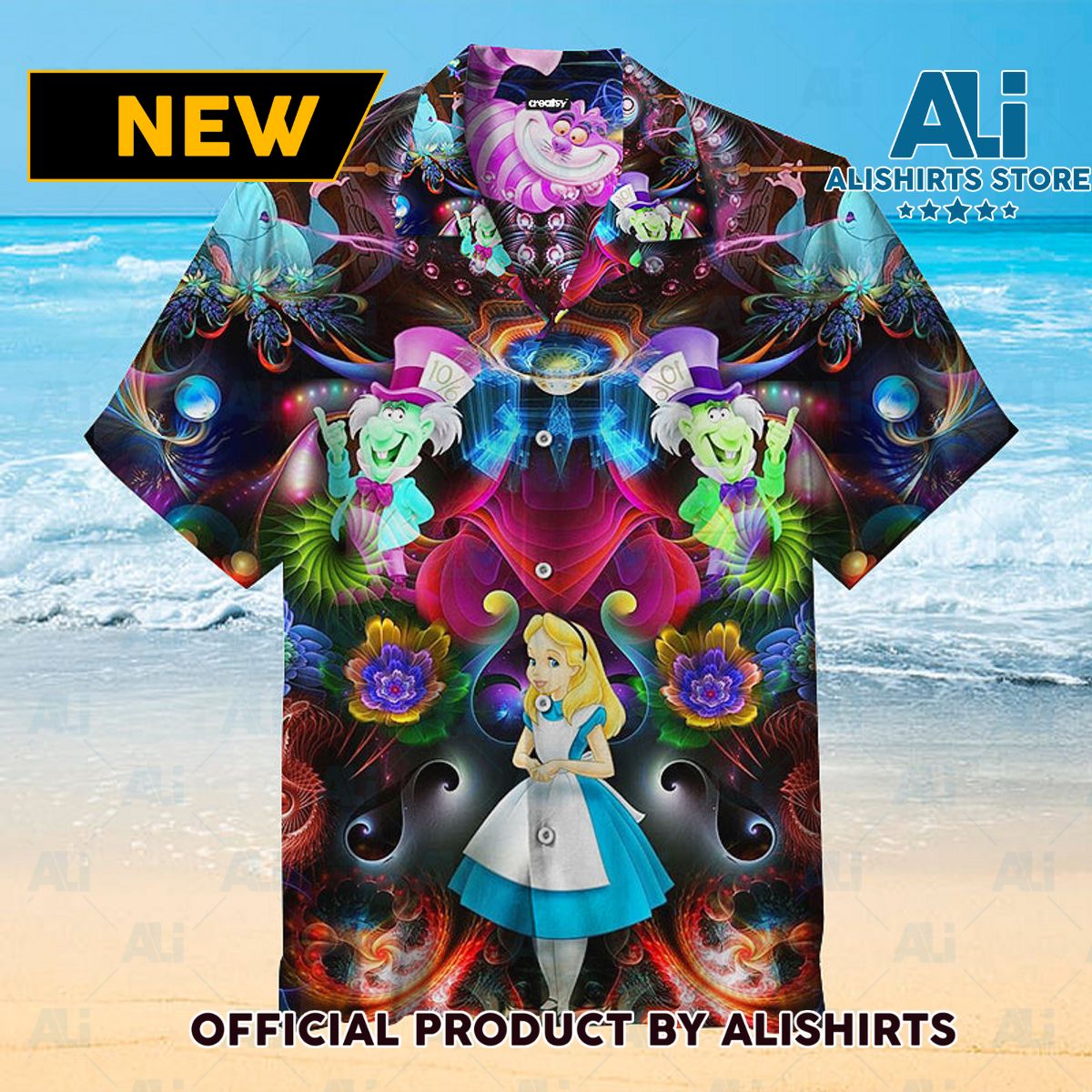 Alice in Wonderland Universal Hawaiian Shirt