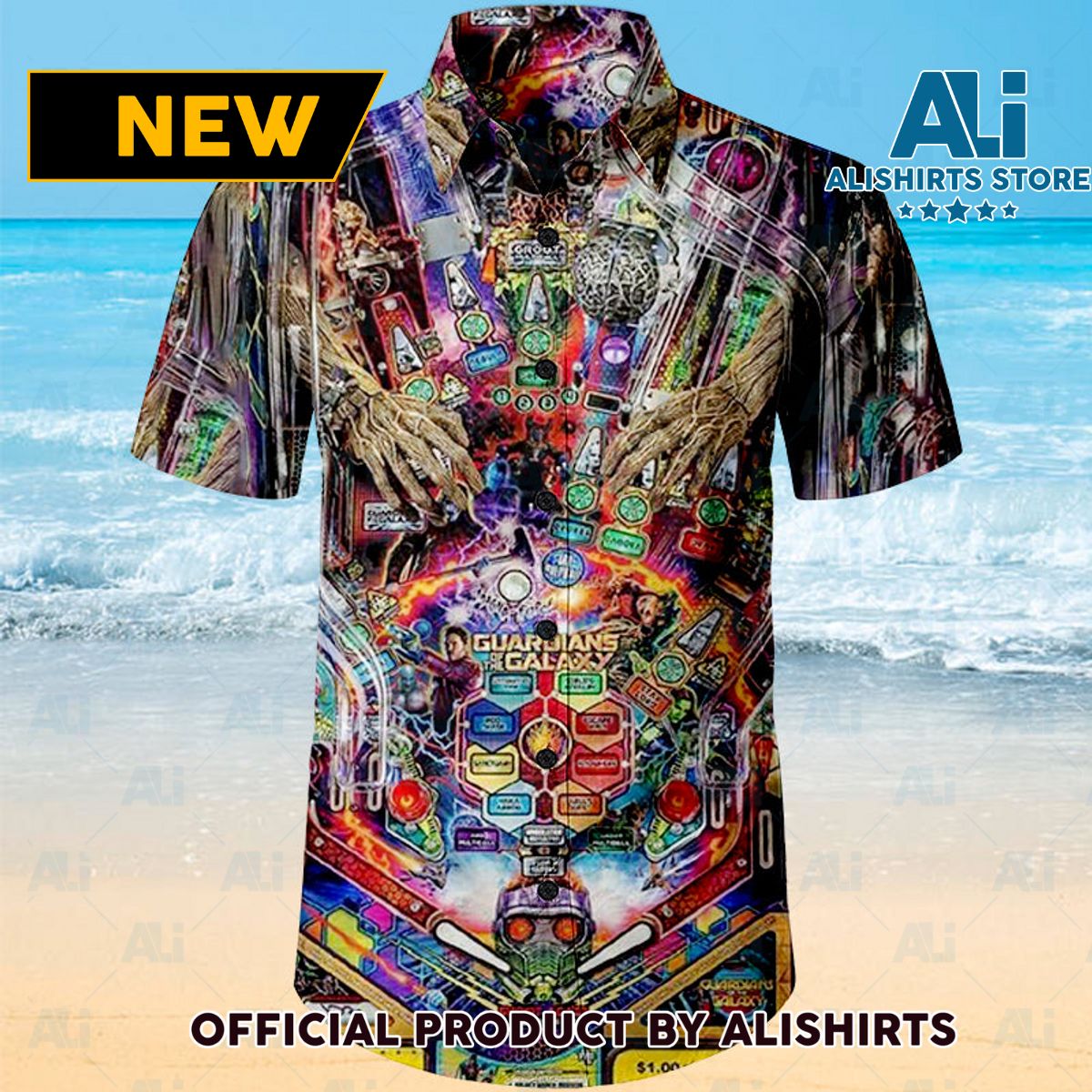 Guardians of the Galaxy is here! Unisex Hawaiian Shirt