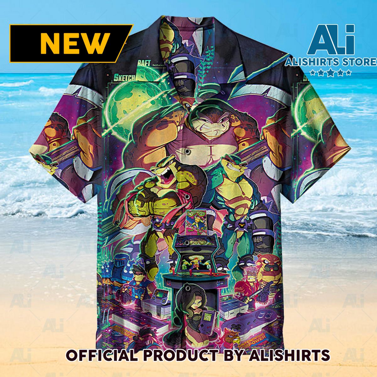 BT Gaming Tribute Print Universal Hawaiian Shirt