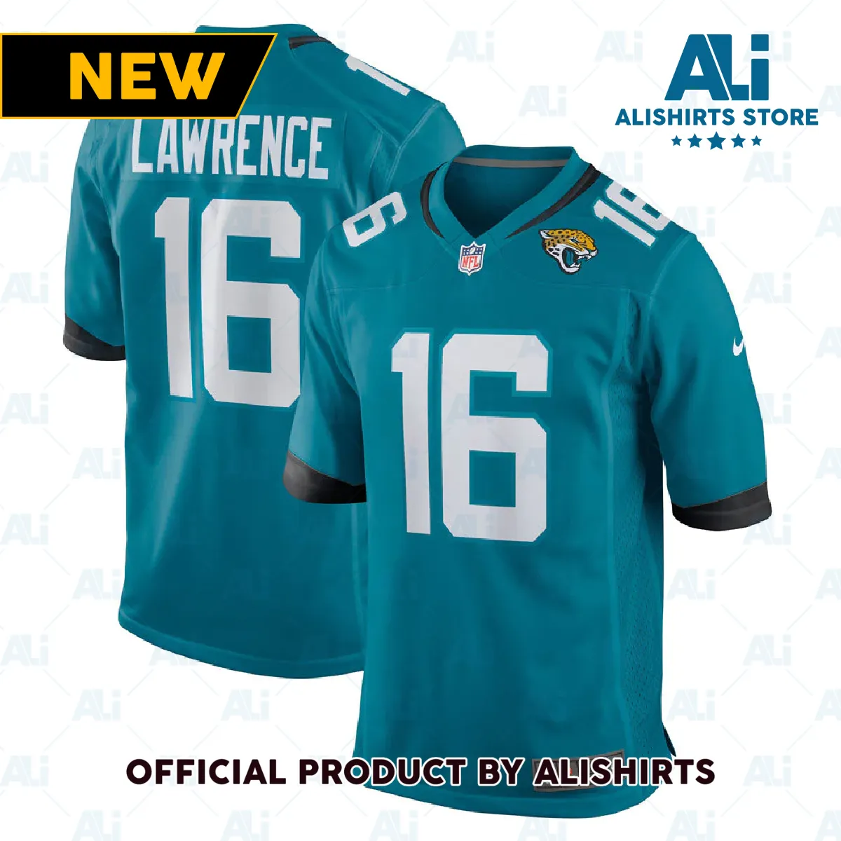 Jacksonville Jaguars Trevor Lawrence Game Jersey Teal