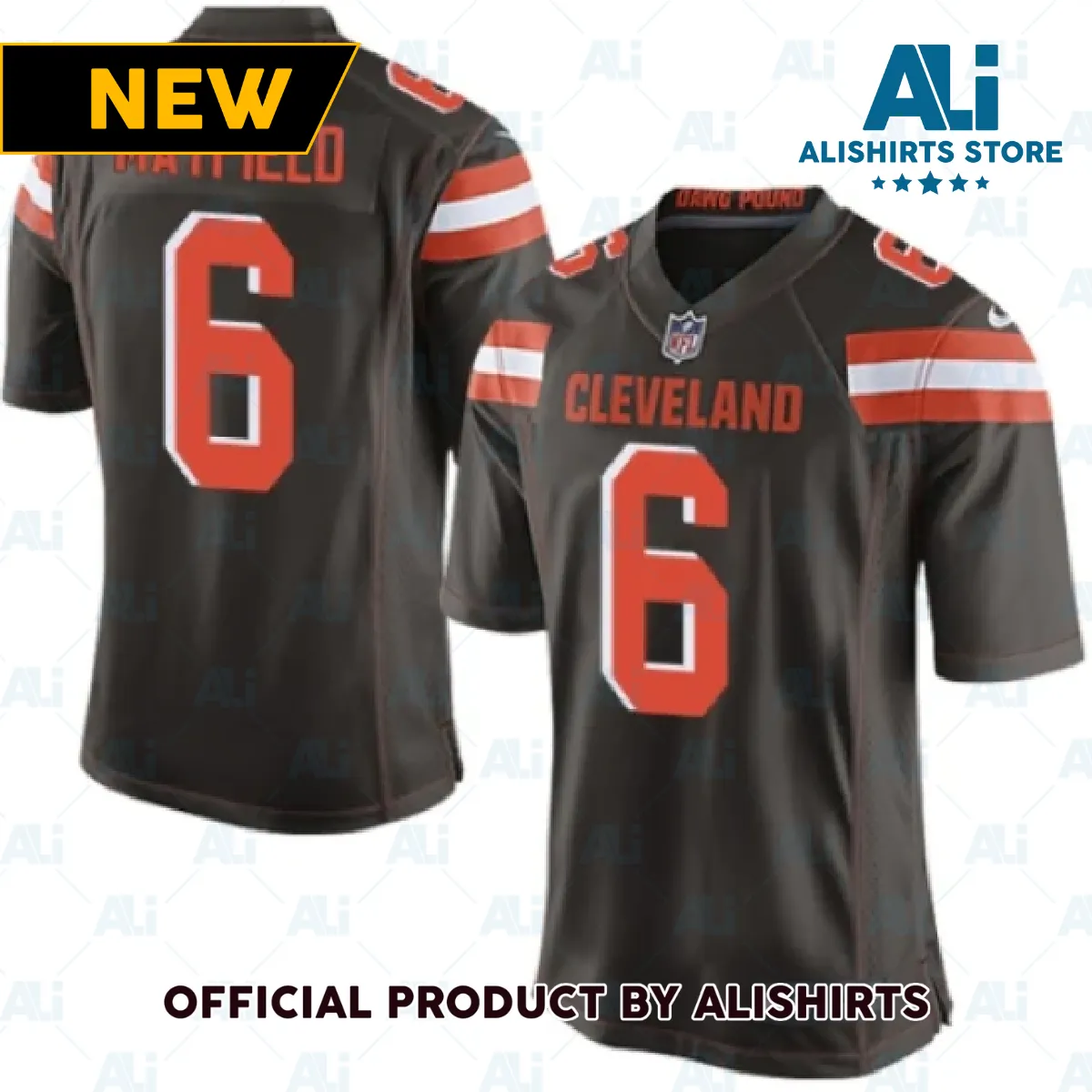 Cleveland Browns Baker Mayfield Game Jersey Brown