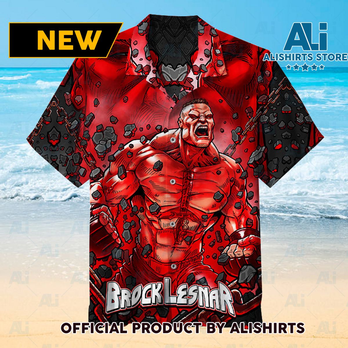 Brock Lesner Universal Hawaiian Shirt