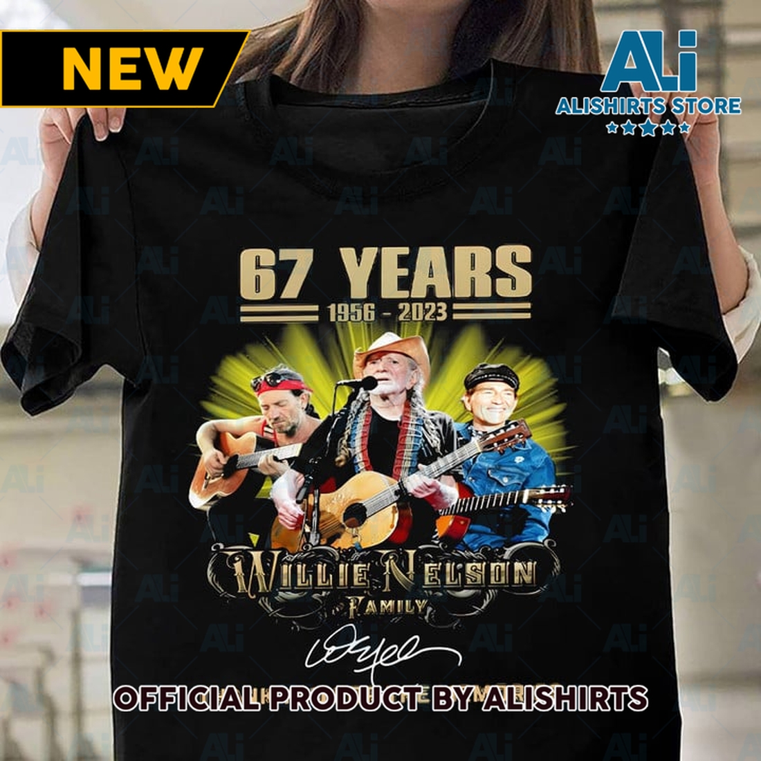 67 Years Willie Nelson Family Signatures Shirt