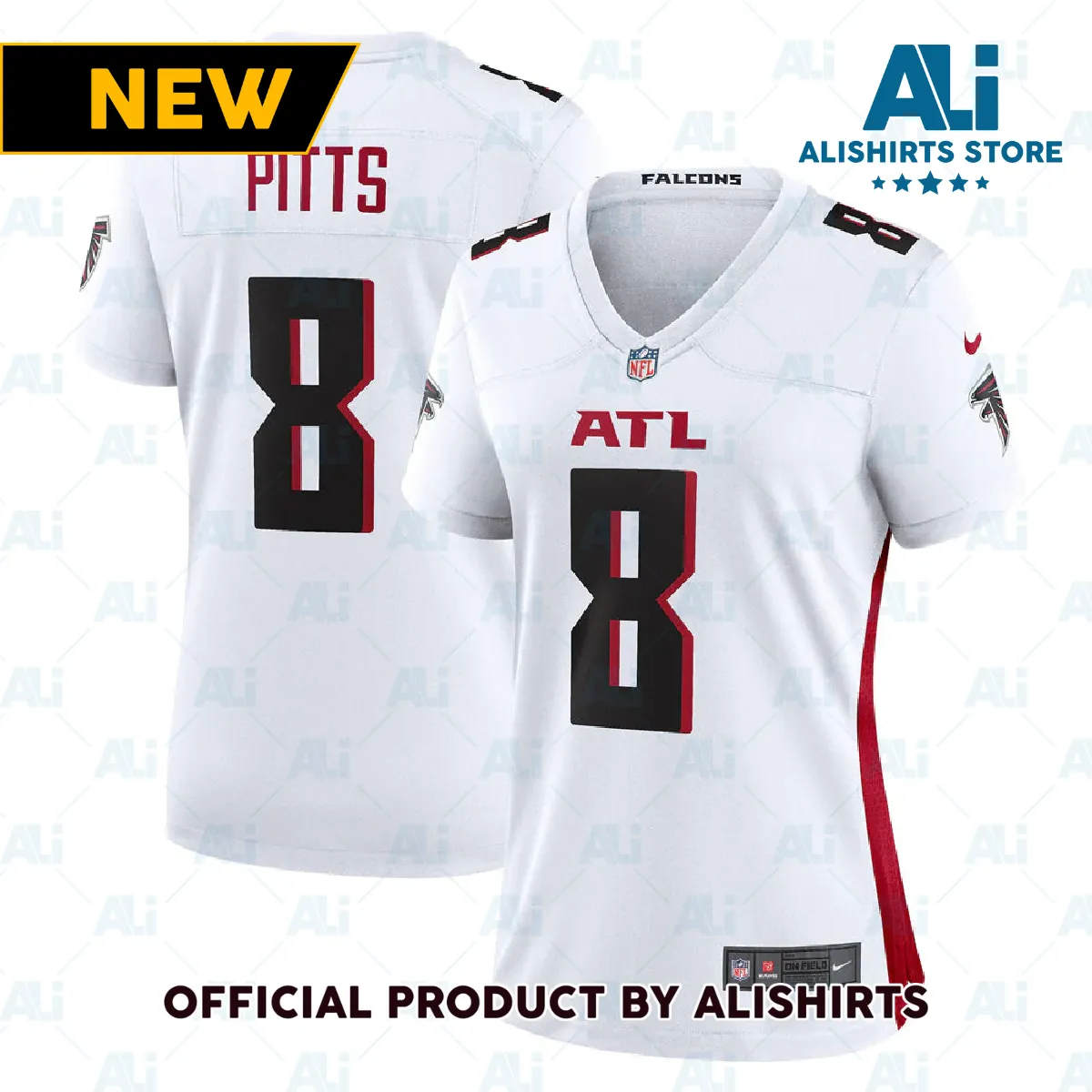 Atlanta Falcons Kyle Pitts Game Player Jersey White