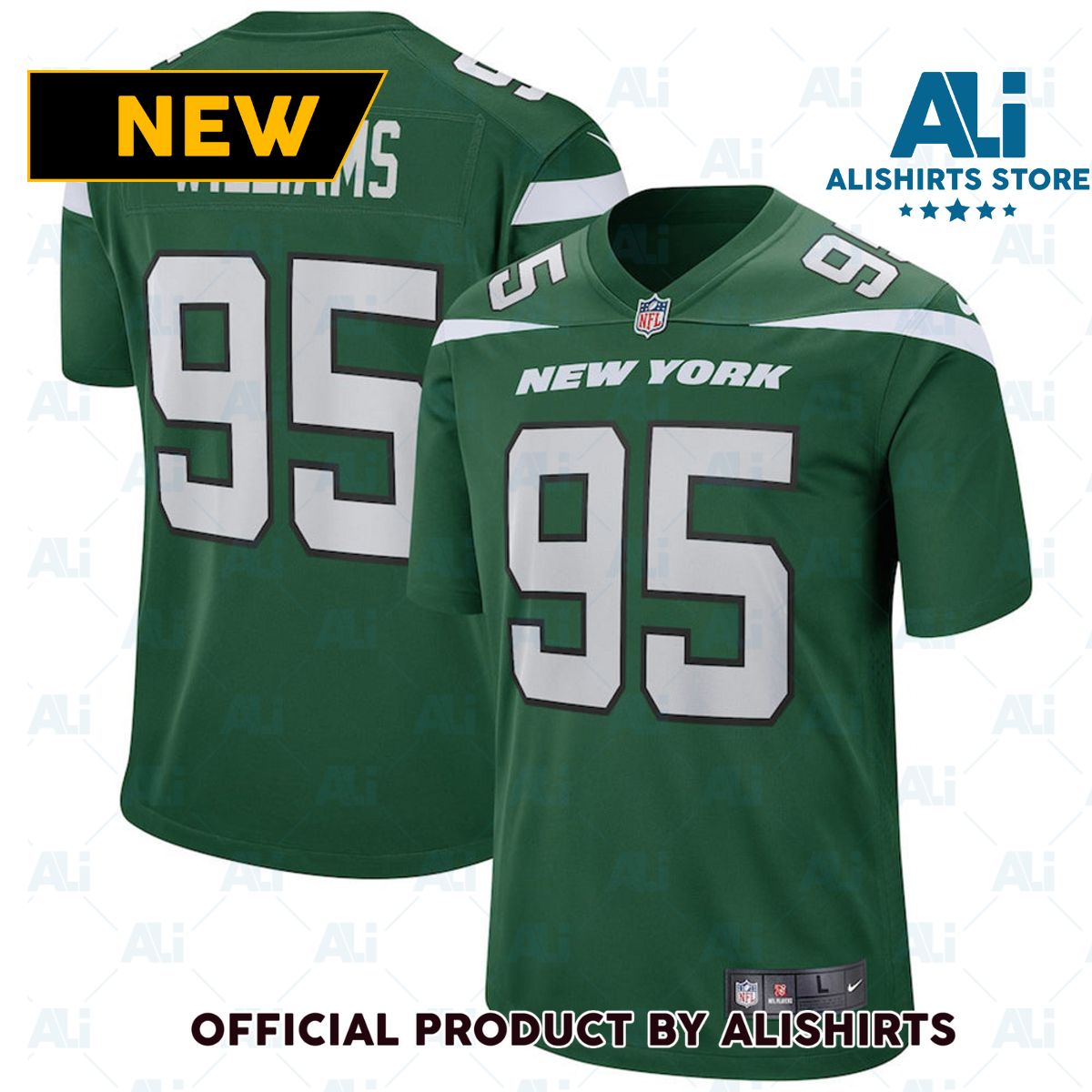 New York Jets Quinnen Williams Game Vapor Jersey (Copy)