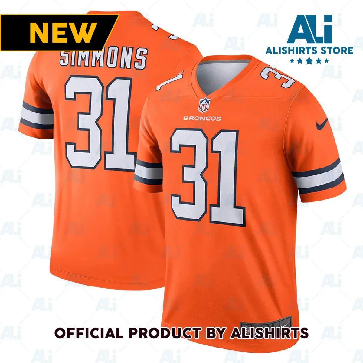 Denver Broncos Justin Simmons Alternate Legend Jersey Orange