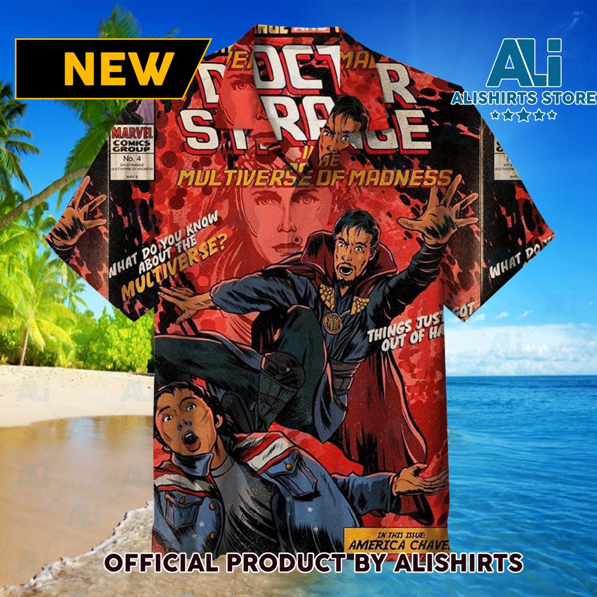 Doctor Strange Multiverse Comic Hawaiian Shirt