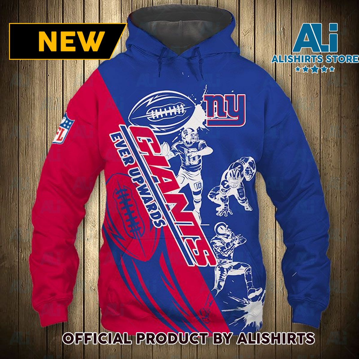 NFL New York Giants Ever Upwards Hoodie