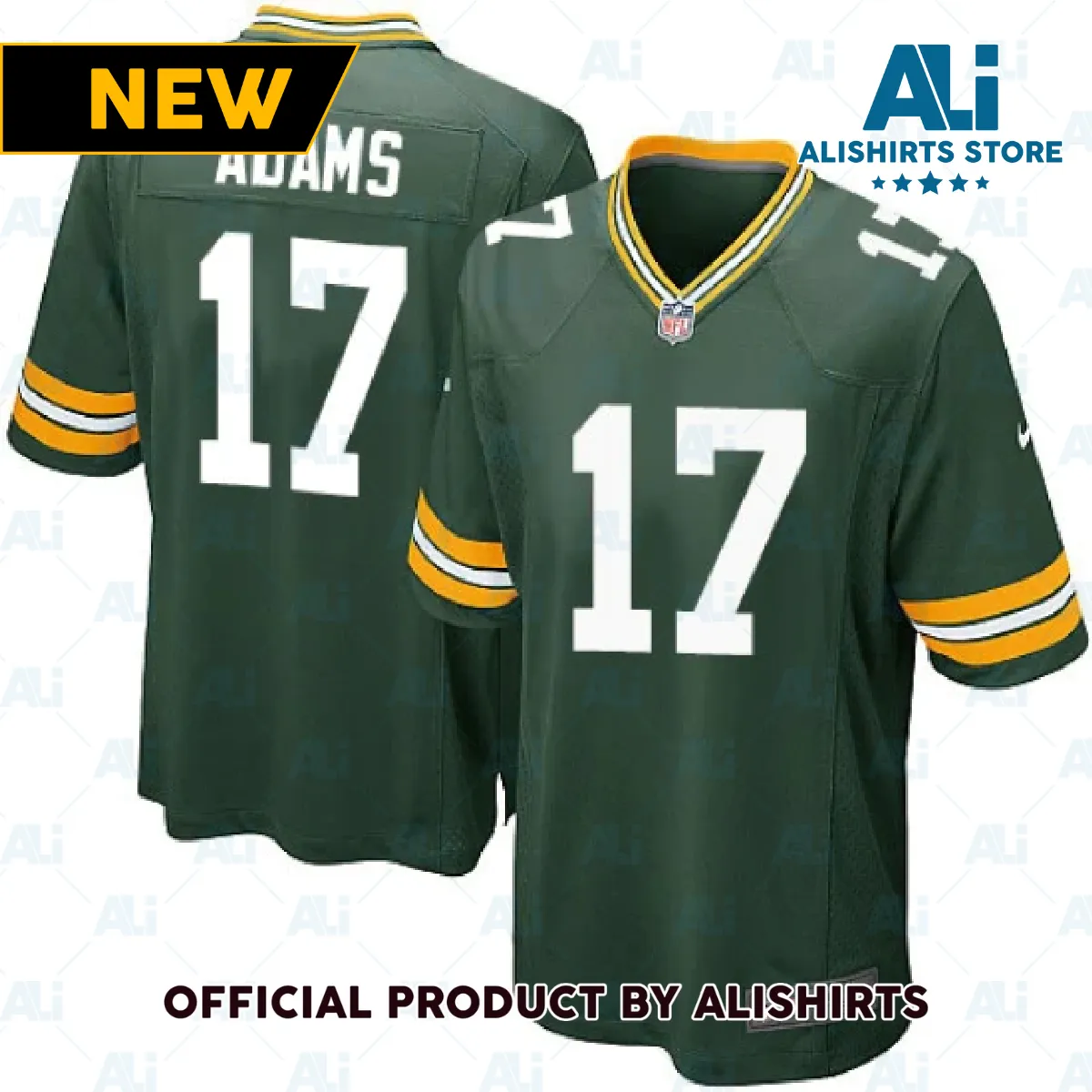 Green Bay Packers Davante Adams Game Jersey Green