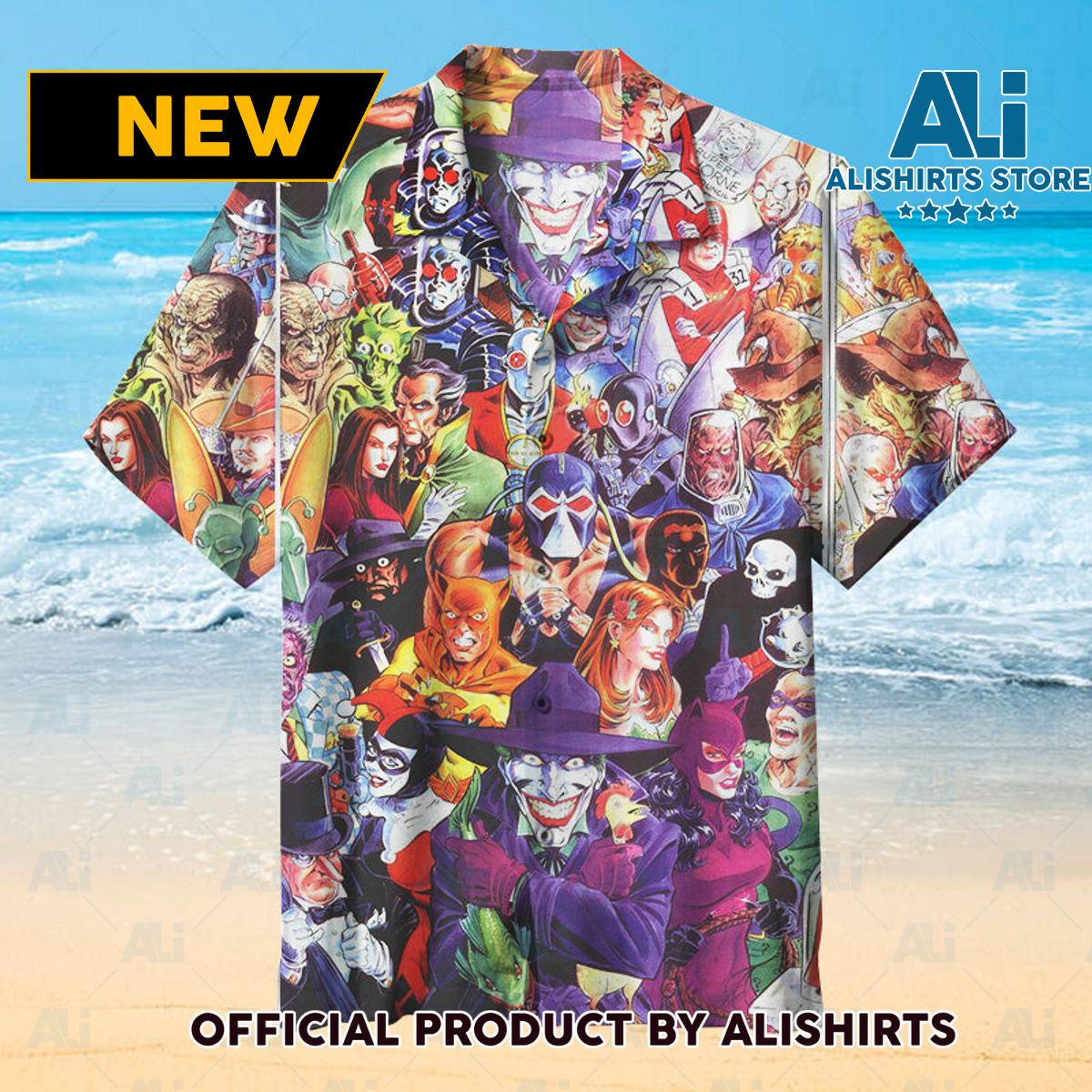 Gotham Villains Unisex Hawaiian Shirt