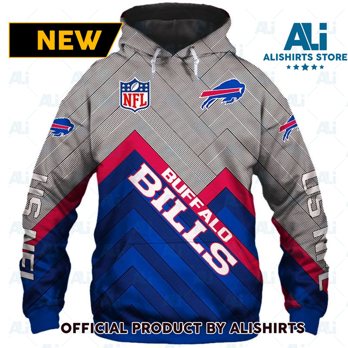 NFL Buffalo Bills Arrow Style Hoodie