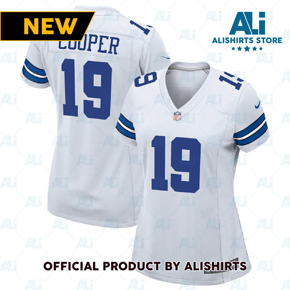 Dallas Cowboys Amari Cooper Team Game Jersey- White