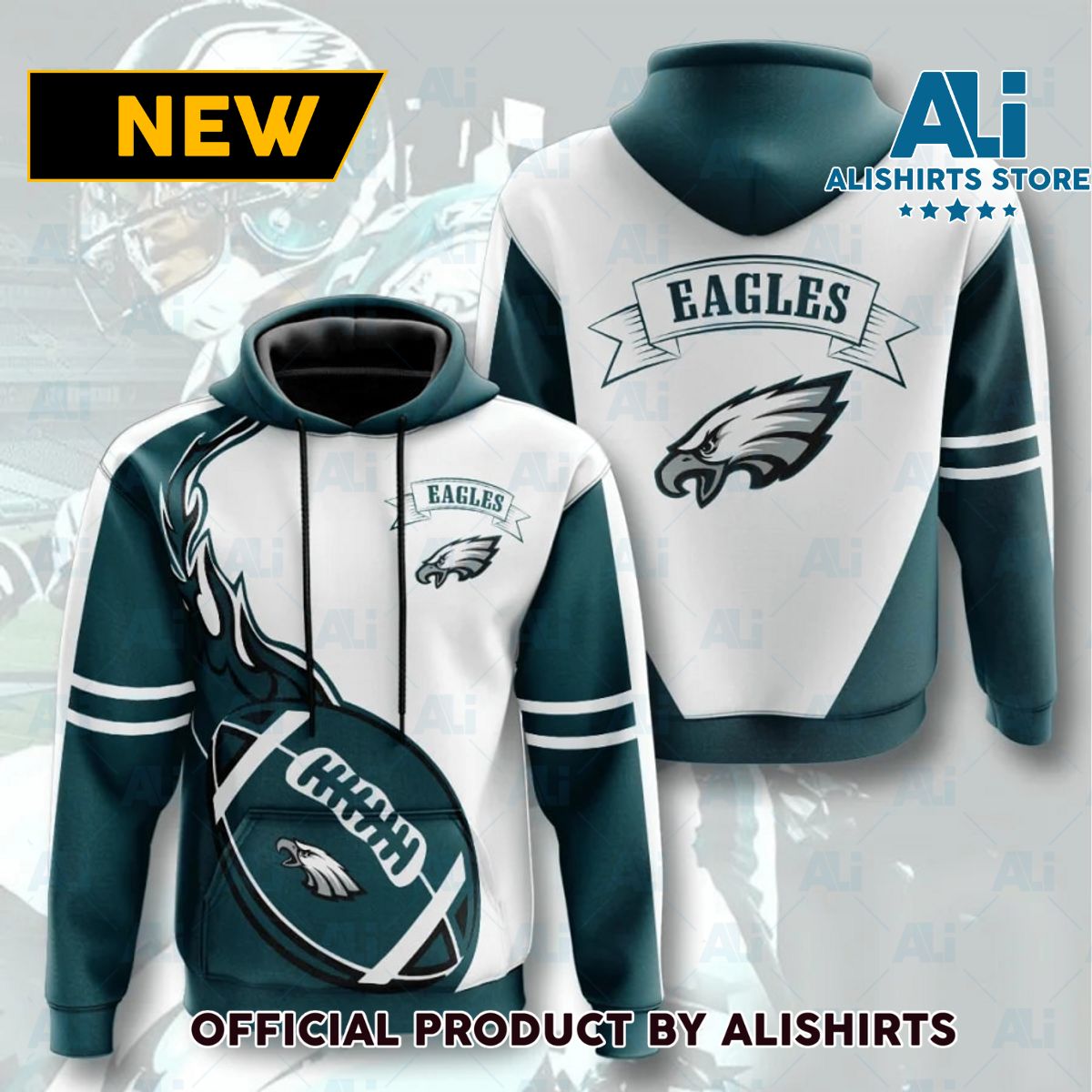 NFL Philadelphia Eagles Fireball Hoodie