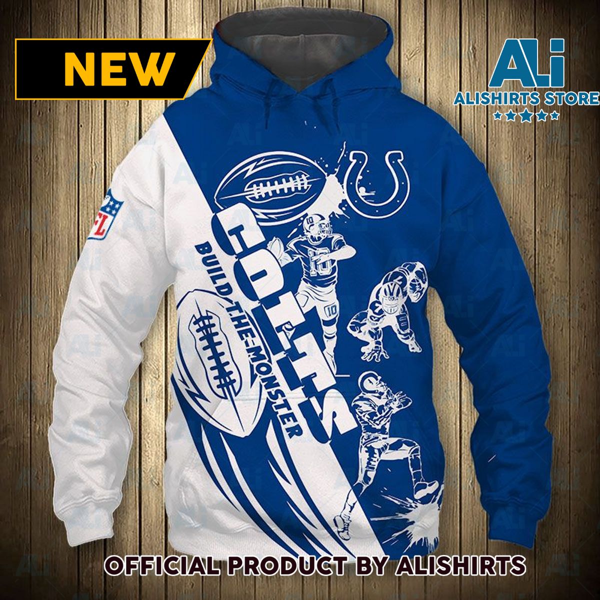 NFL Indianapolis Colts Build The Monster Hoodie