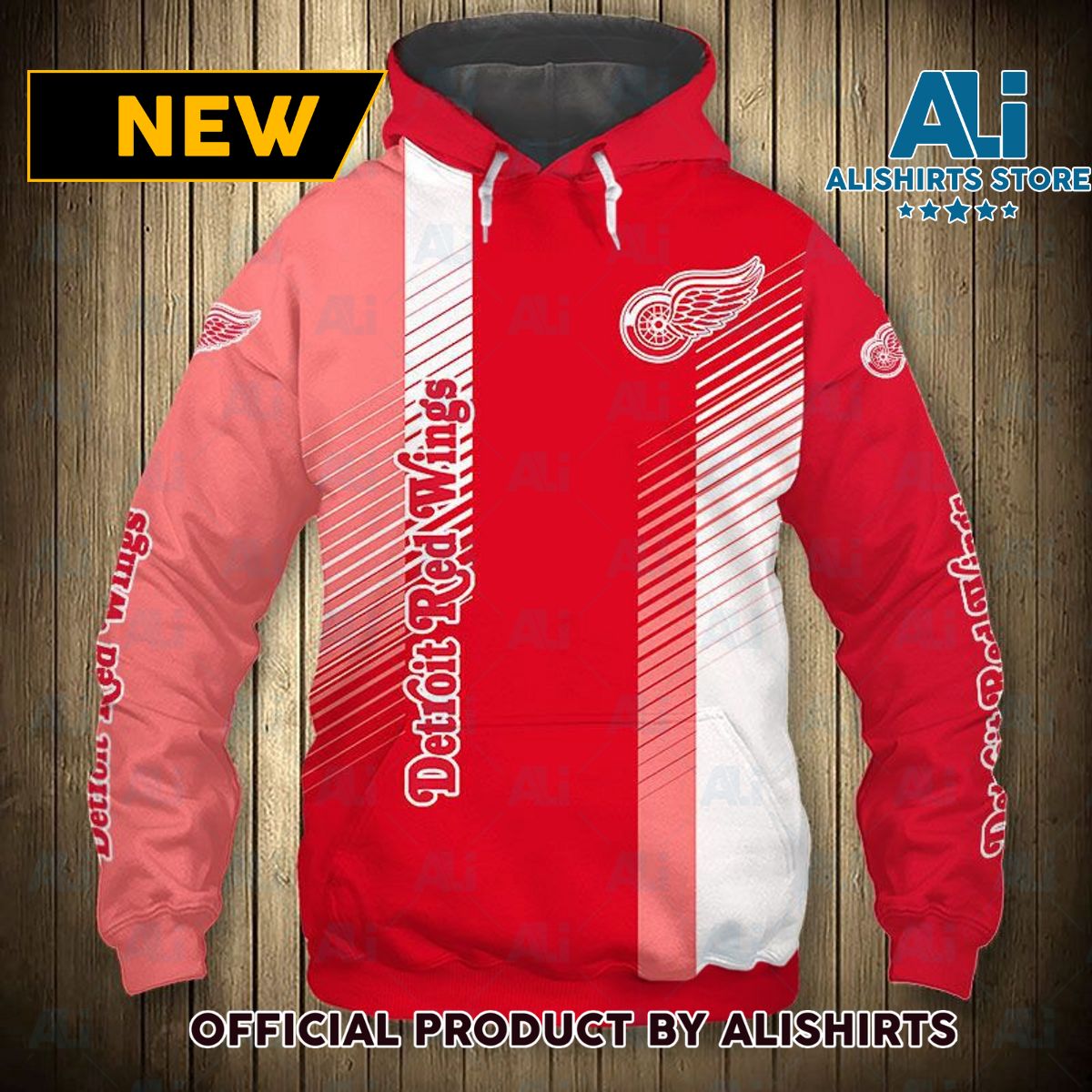 NHL Detroit Red Wings Red Hoodie