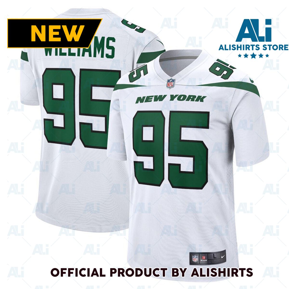 New York Jets Quinnen Williams Game Vapor Jersey White