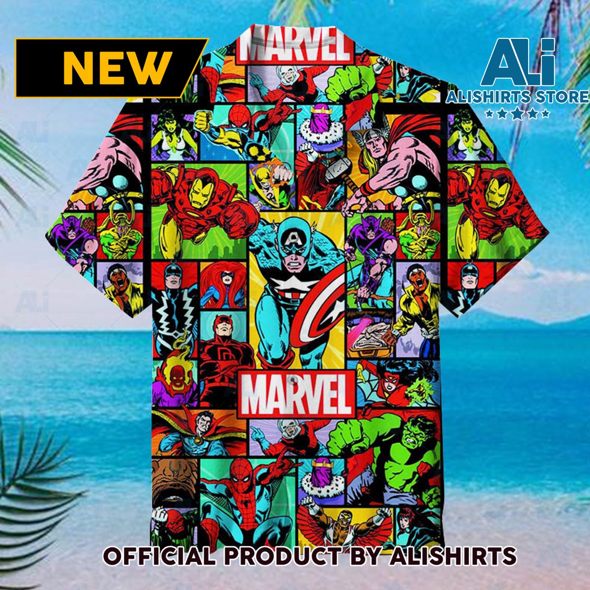 Marvel Comics Super Heroes Hawaiian Shirt