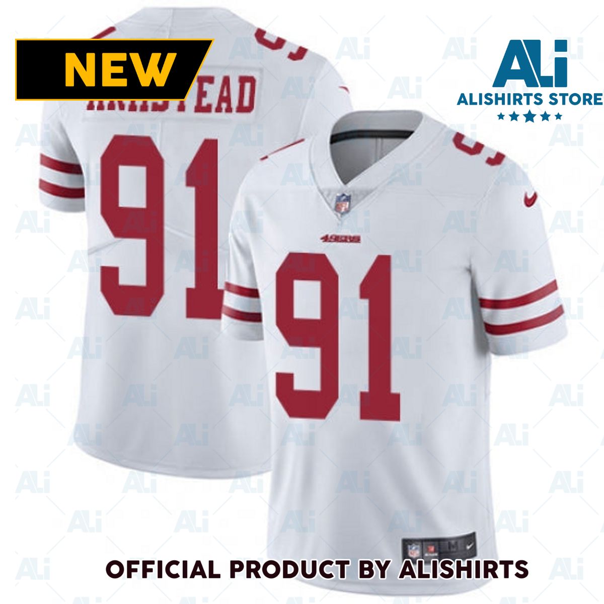 San Francisco 49ers Arik Armstead Limited Player Jersey White