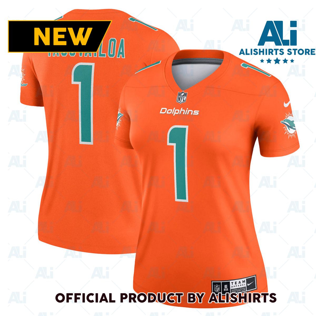 Miami Dolphins Tua Tagovailoa Inverted Legend Jersey Orange