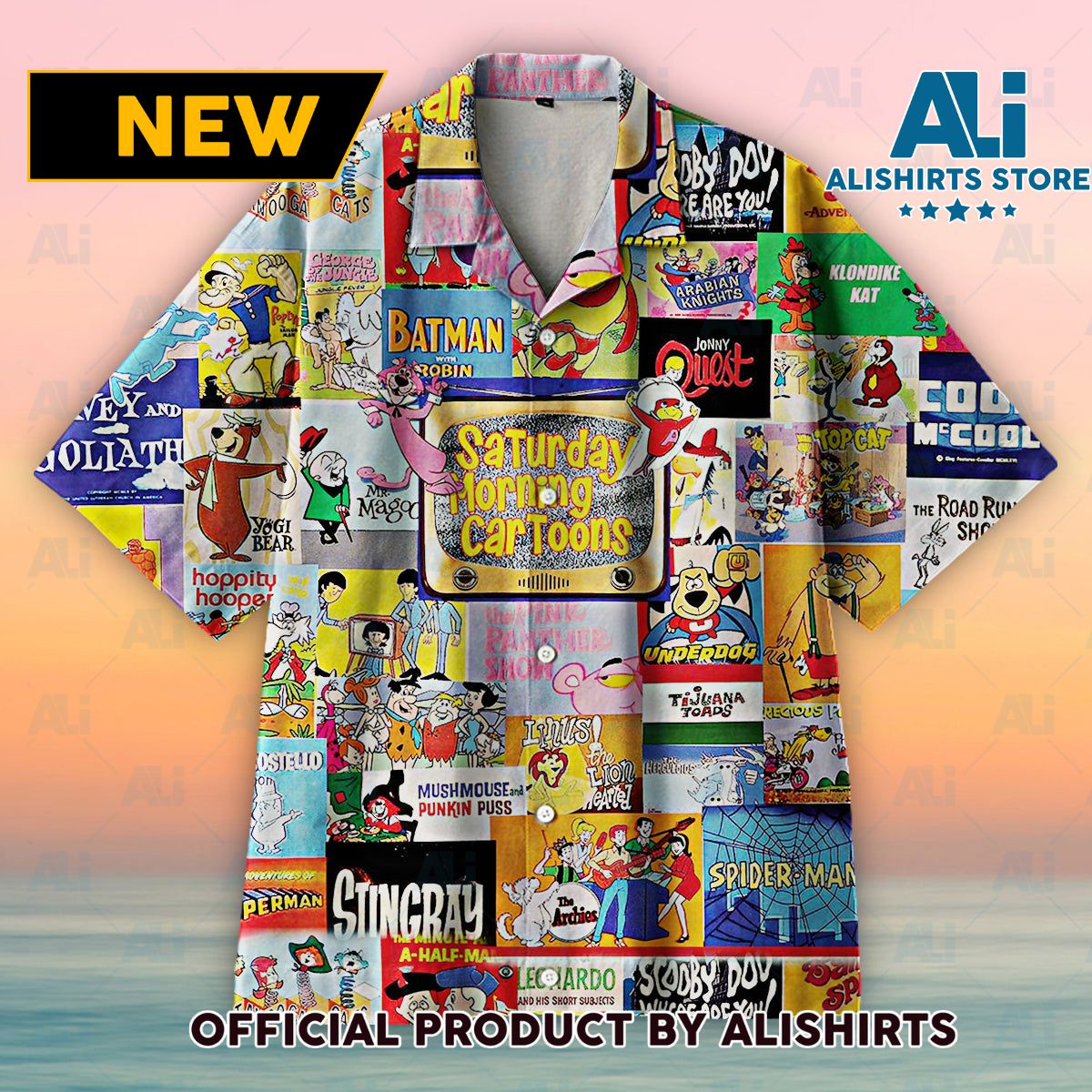 Amazing Saturday Morning Cartoons Hawaiian Shirt