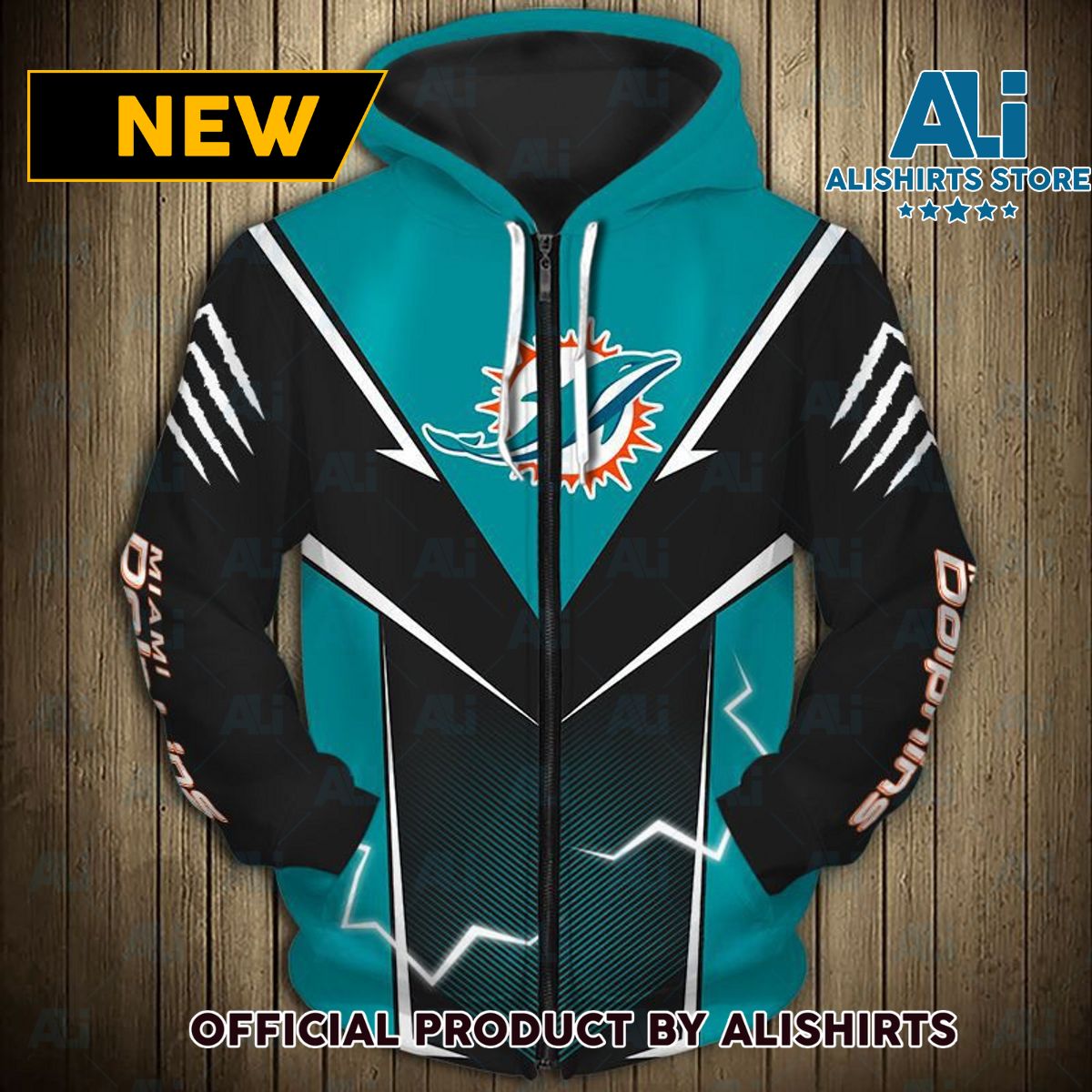 NFL Miami Dolphins Electric Hoodie