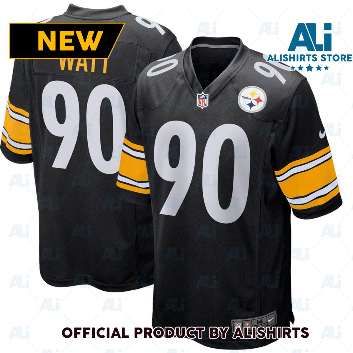 Pittsburgh Steelers T.J. Watt Game Jersey Black