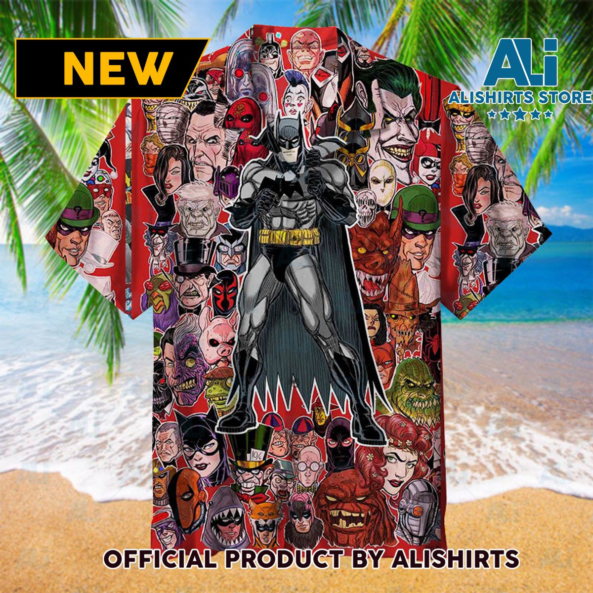 Batman Family Style Unisex Hawaiian Shirt