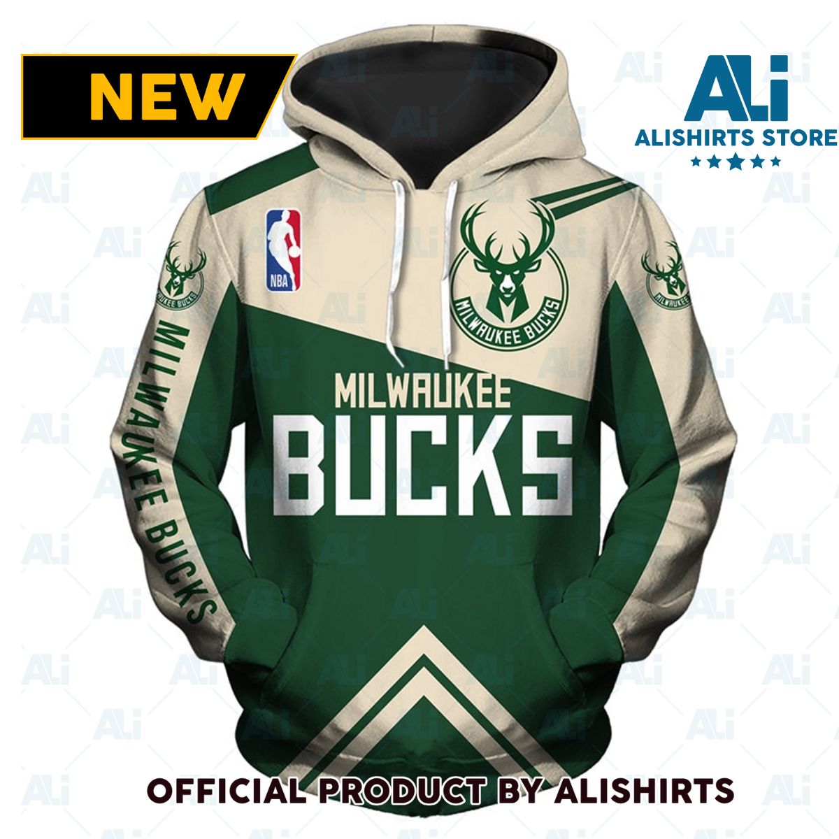 NBA Milwaukee Bucks Arrow Hoodie