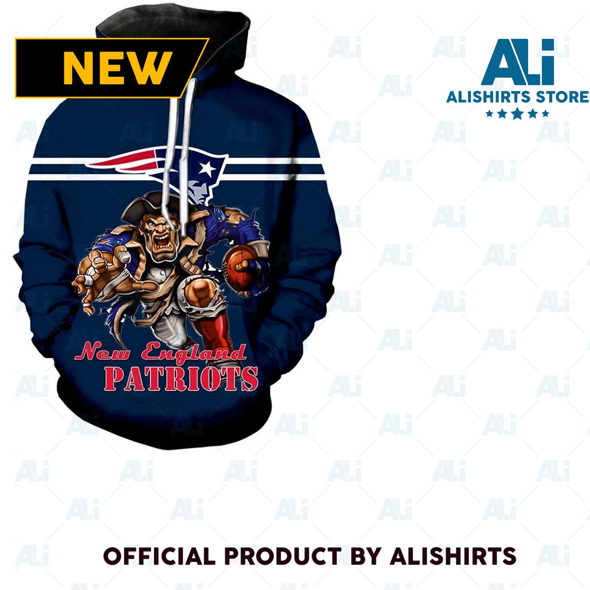 NFL New England Patriots Pirate Hoodie