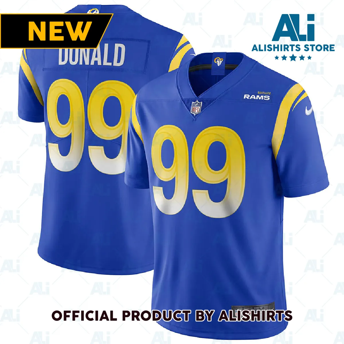 Los Angeles Rams Aaron Donald Vapor Limited Jersey Royal