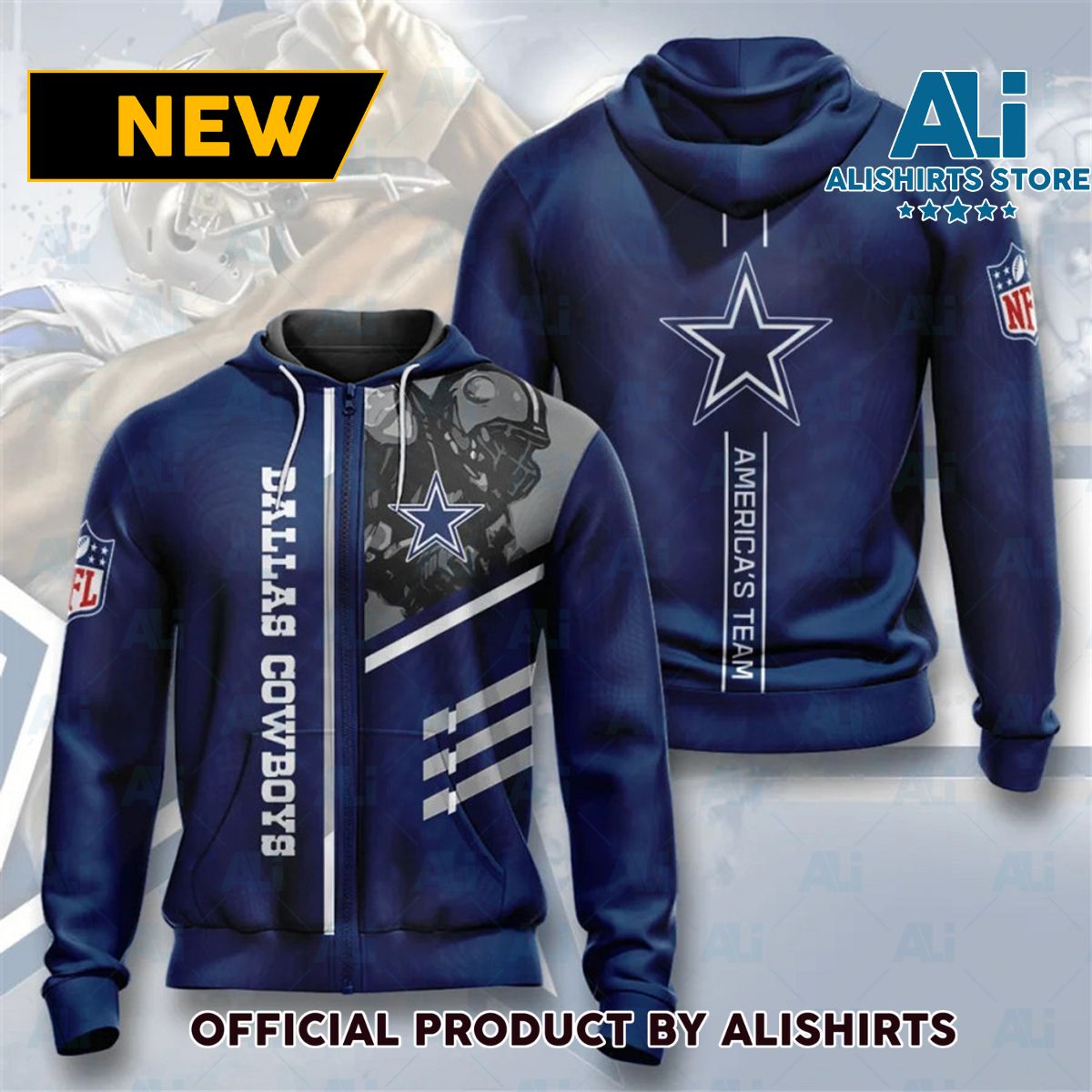 NFL Dallas Cowboys America'S Team Hoodie