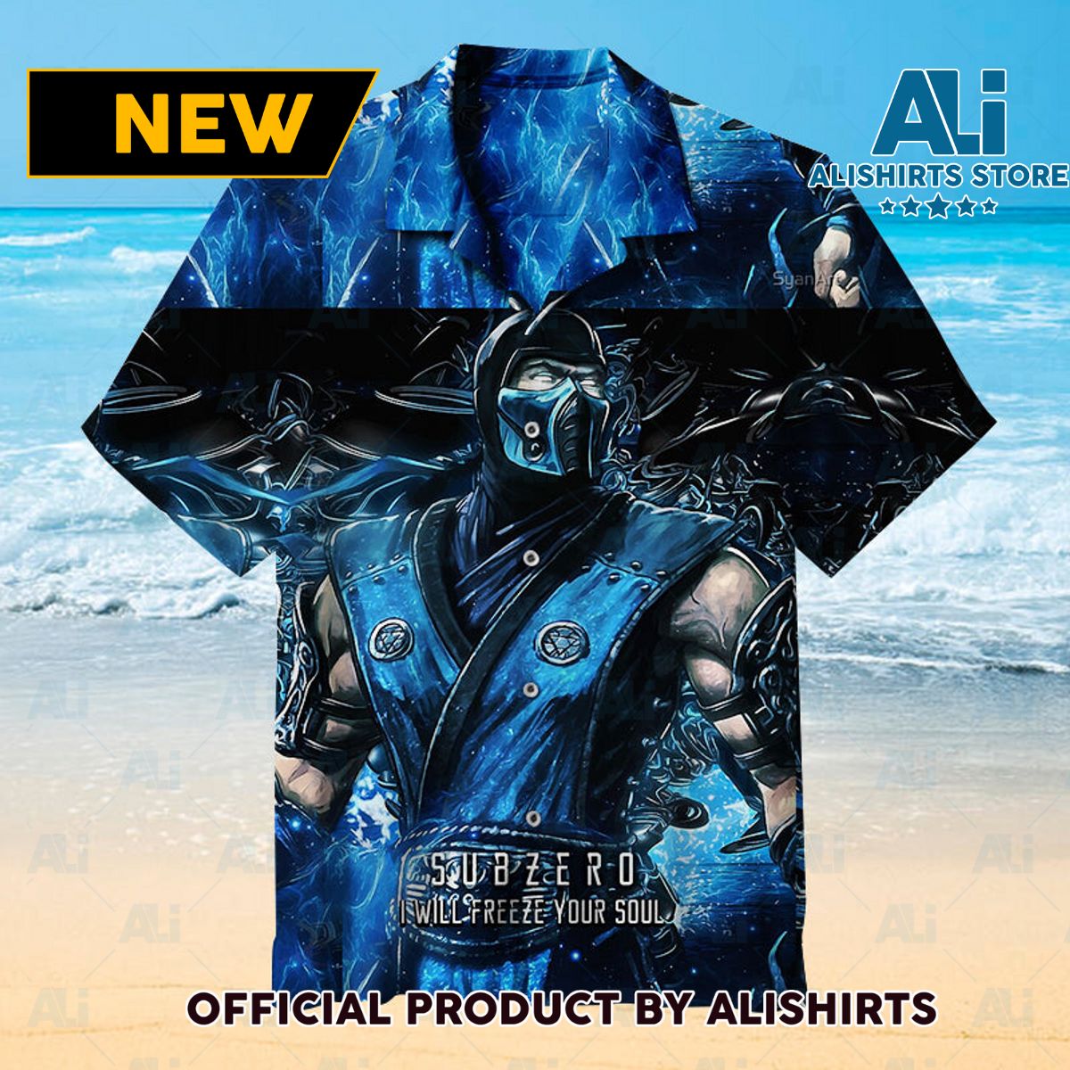 Mortal Kombat Subzero Universal Hawaiian Shirt