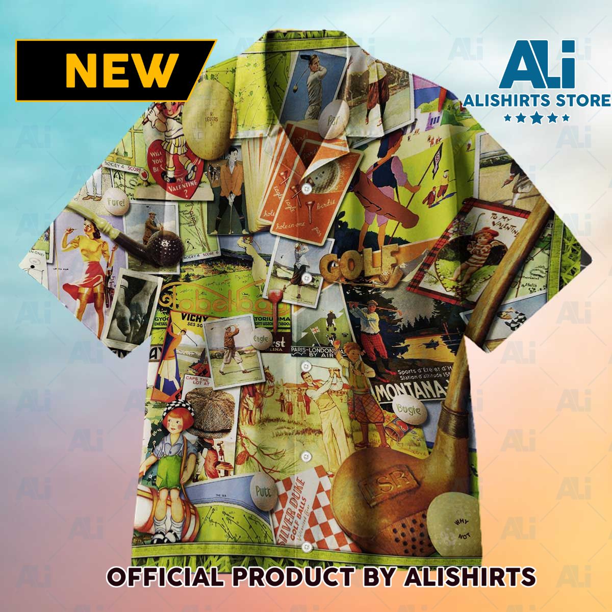 Golf Memories Universal Hawaiian Shirt